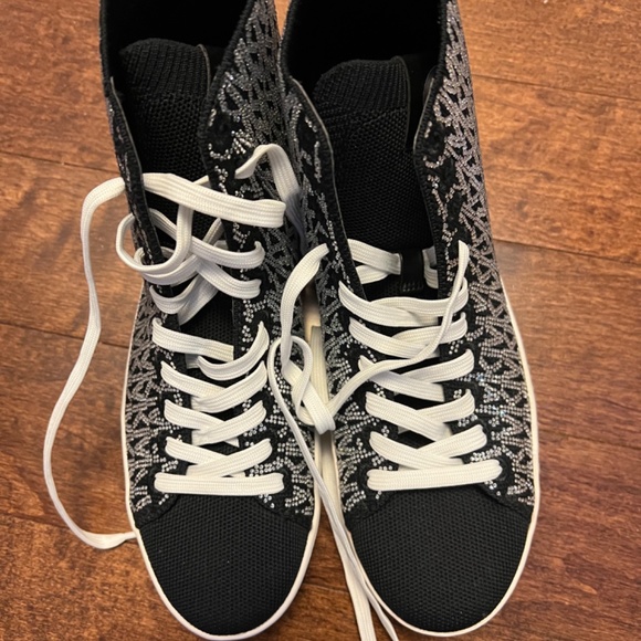 Michael Kors crystal embellished high top sneaker - Picture 6 of 7